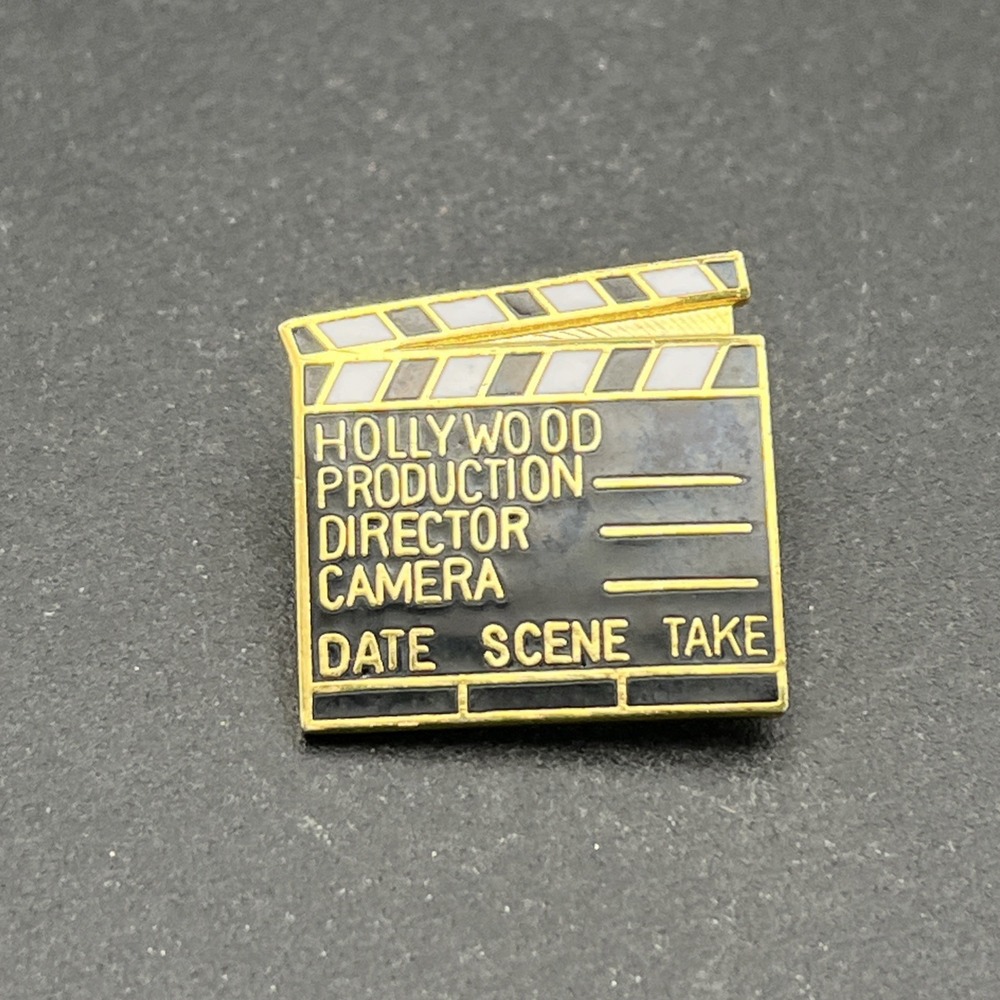 Hollywood Movie Film Scene Clapper‎ Lapel Hat Pin